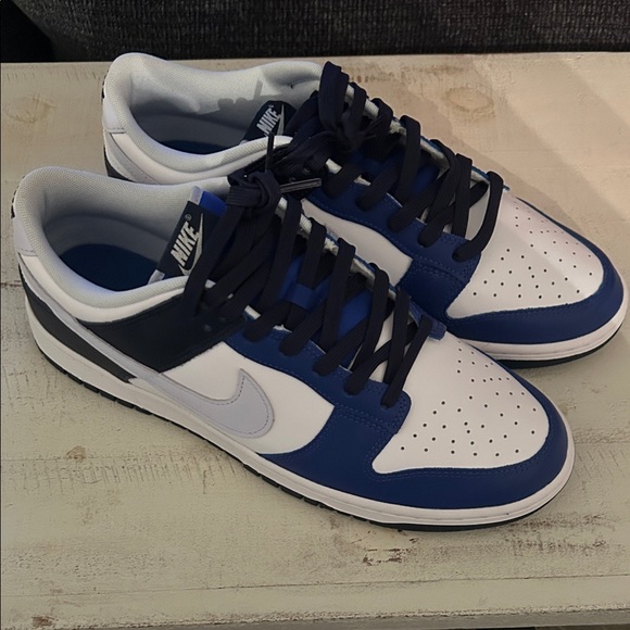 Nike Other - BRAND NEW Nike Men's Dunks Blue and White Low-Top Sneakers